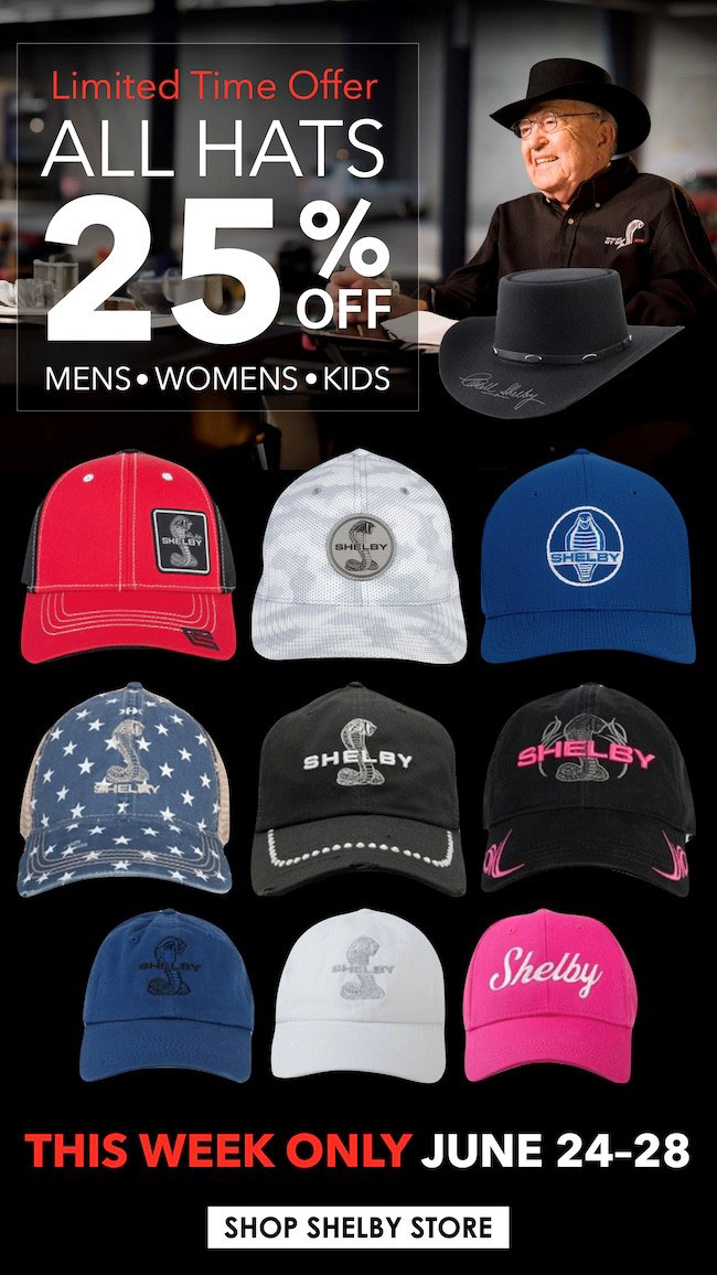25% OFF ALL HATS!