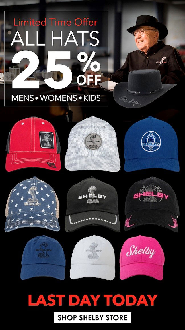 LAST DAY for 25% OFF ALL HATS!