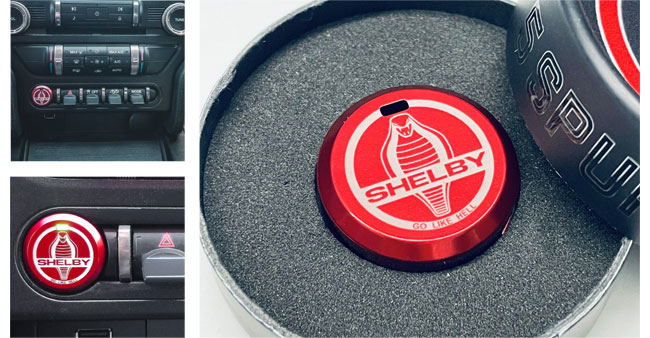Start Your Engine and Go Like Hell with the New Shelby Billet Start Button