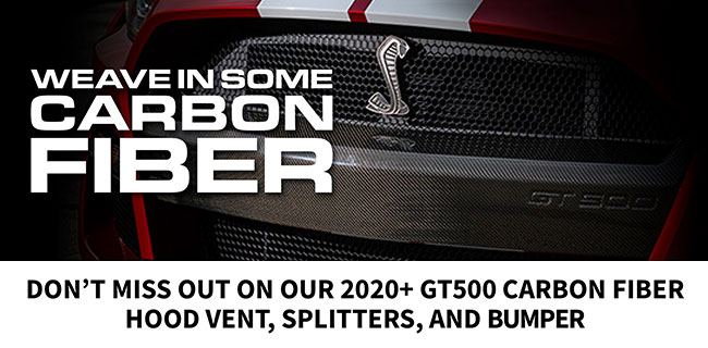 GT500 Carbon Fiber Parts are Back in Stock!