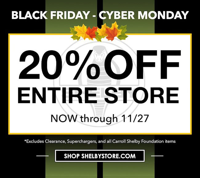BLACK FRIDAY STARTS TODAY - 20% OFF the Entire Store!