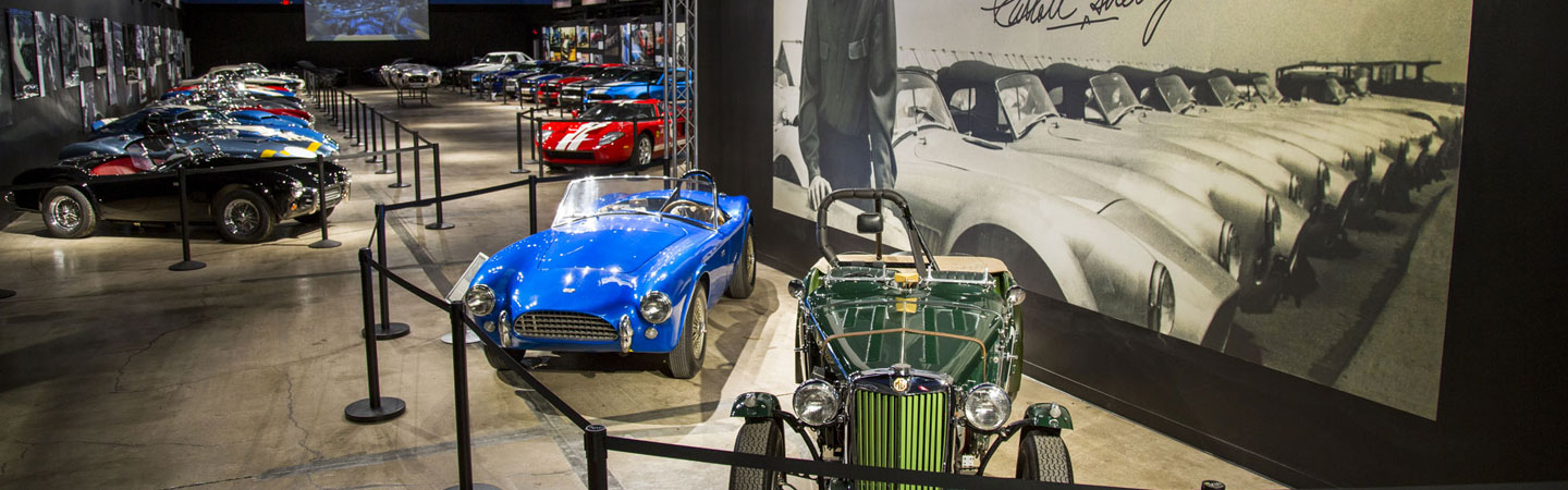 host and event at Shelby American