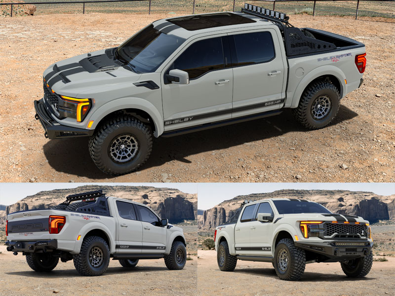 Shelby Baja Raptor R con iluminación Vision X en imagen de selector de color