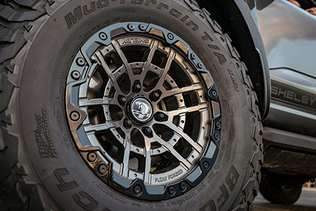 Shelby Raptor 18 inch aluminum forged wheels